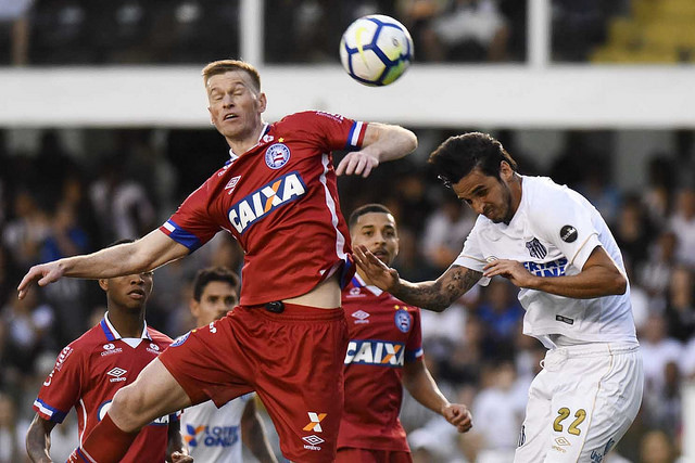 Na Vila, Bahia cai de rendimento e perde para o Santos 