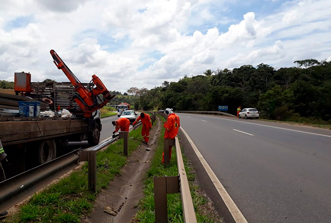 Bahia Norte realiza serviços de manutenção na BA-093