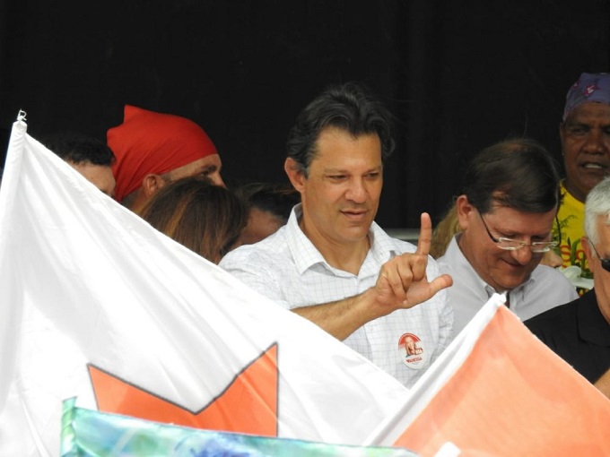 Haddad promete investir em segurança e na geração de empregos