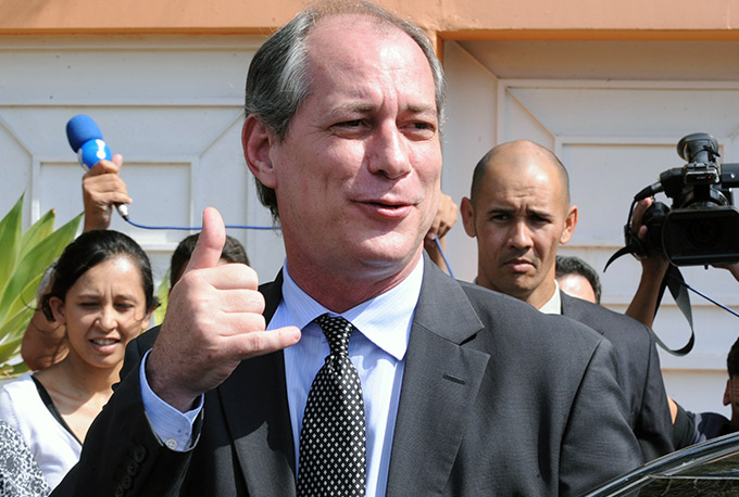 Ciro diz que aceita apoio de Alckmin e Marina no primeiro turno