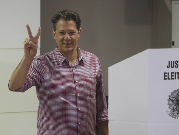 Haddad já espera apoios de Ciro e PSB em eventual 2º turno