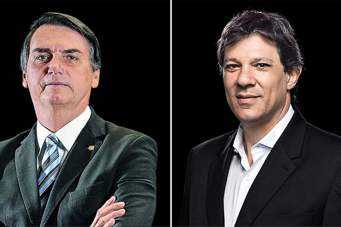 Bolsonaro e Haddad se enfrentam no segundo turno das eleições