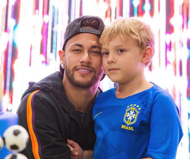 Neymar e Davi Lucca viram personagem do ‘The Simpsons’ em desenho