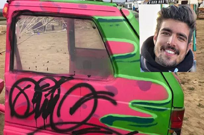 Caio Castro é acusado de vandalismo na Europa