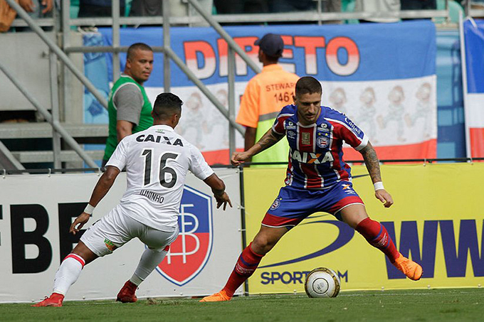 Bahia e Vitória são os times que mais driblaram na Série A 2018