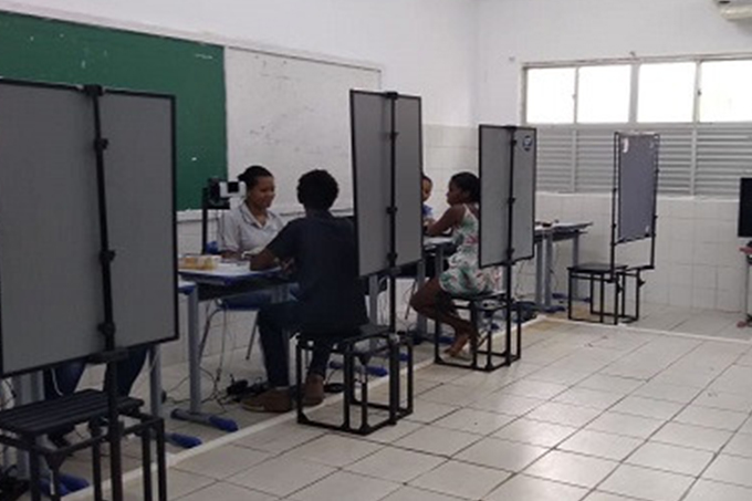 Posto de biometria é aberto na Escola Anita Rodrigues em Dias D’Ávila