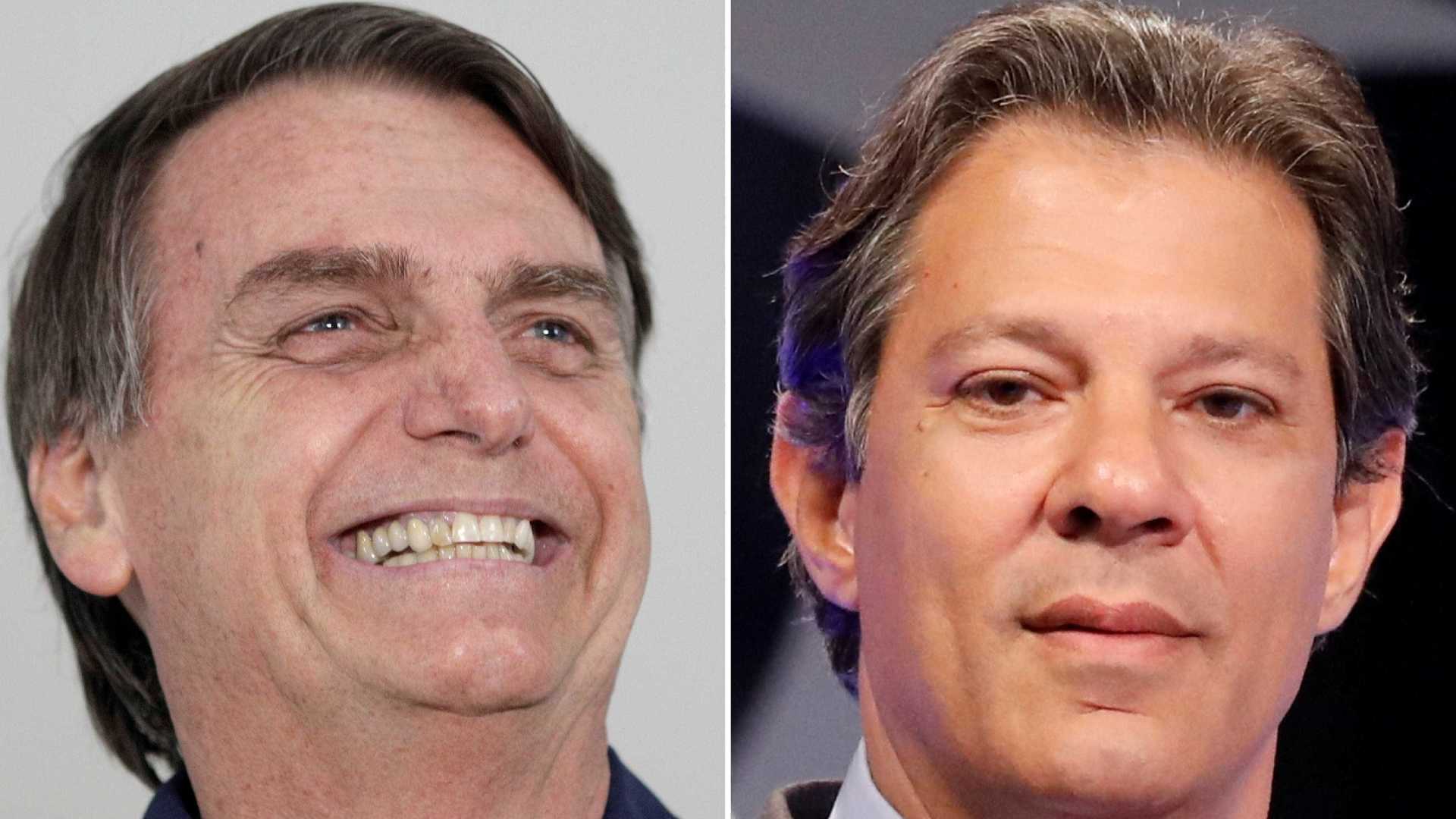 Bolsonaro e Haddad batem boca nas redes sociais
