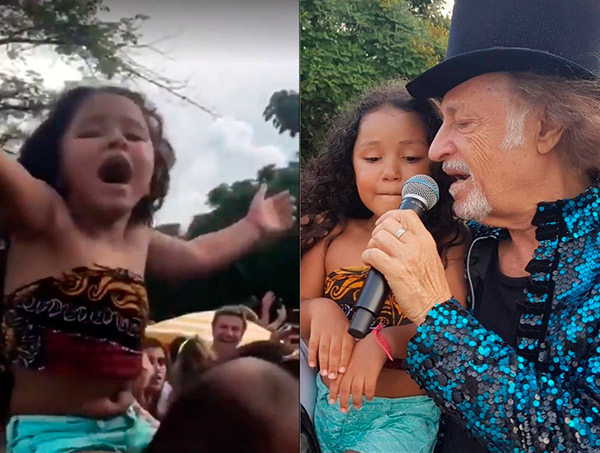 Garotinha canta Alceu Valença em bloquinho de Carnaval e viraliza na web