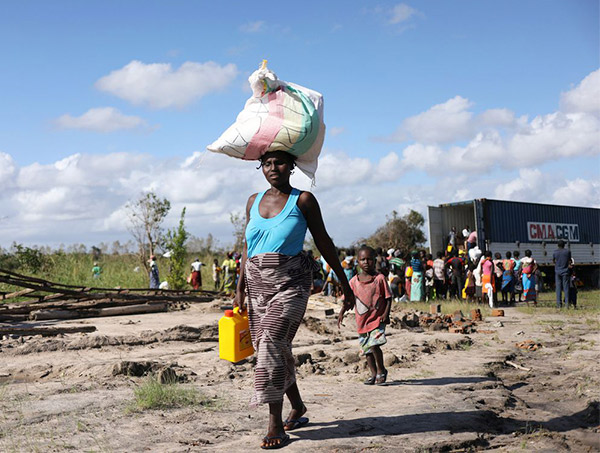 Após ciclone, Moçambique enfrenta risco de surto de cólera