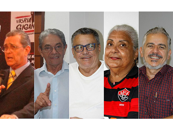 Cinco candidatos concorrem à presidência do Vitória; entenda