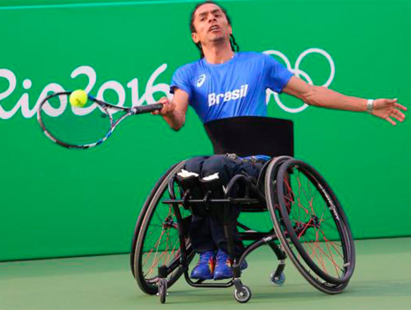 Ymanitu Silva será primeiro brasileiro cadeirante num Grand Slam