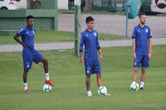 Em Curitiba, Bahia segue preparação para enfrentar o Athletico