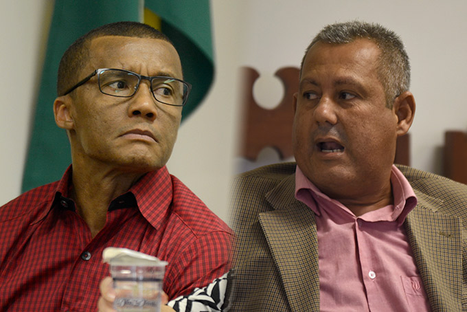 Zelito comenta episódio com Sergio Bogoió durante sessão 