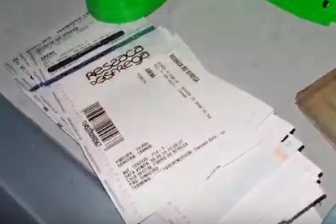 Homens são presos com 50 ingressos falsos do Forró do Sfrega