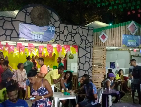 Barraqueiros e ambulantes comemoram o sucesso das vendas no São Pedro