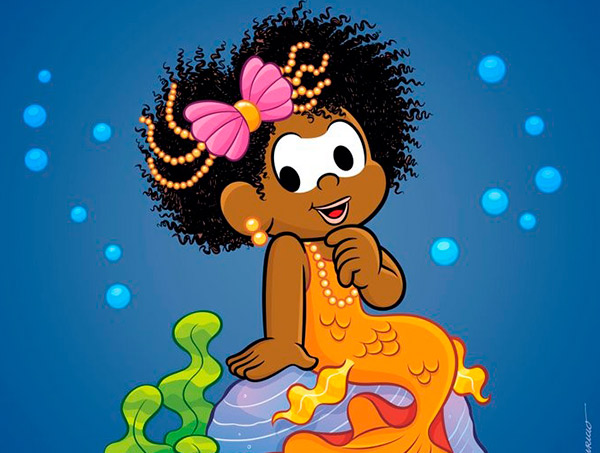 Turma da Mônica transforma personagem negra em Pequena Sereia