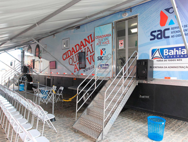 SAC Móvel estará em Dias d’Ávila nos dias 18 e 19 de Julho