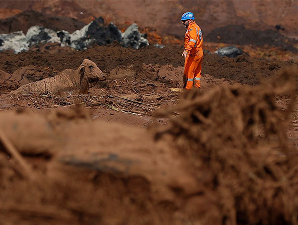 Bombeiros encontram mais um corpo em Brumadinho
