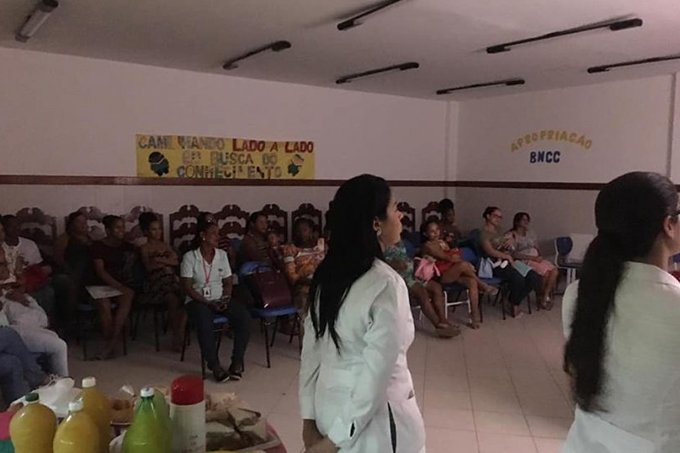 Mulheres participam de encontro promovido por PSF do Bom Jesus