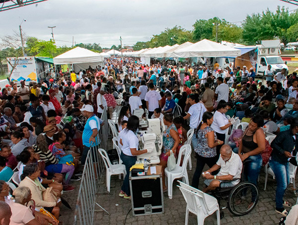 Mais de 3 mil pessoas são atendidas na saúde na Feira Cidadã