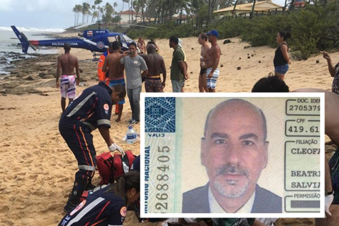 Turista de Minas Gerais morre após se afogar na praia de Arembepe