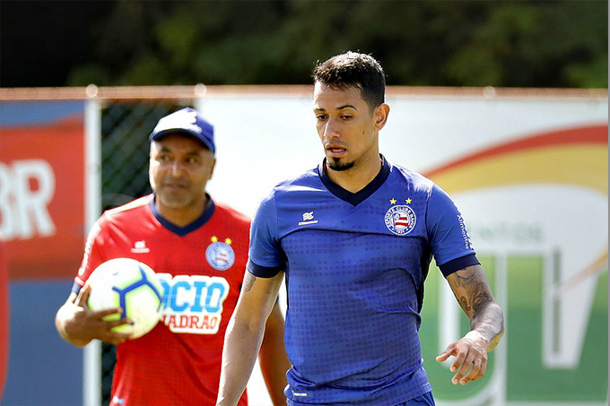 Lucca é titular do Bahia em segundo treino consecutivo