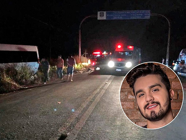 Van de Luan Santana é atingida por caminhonete