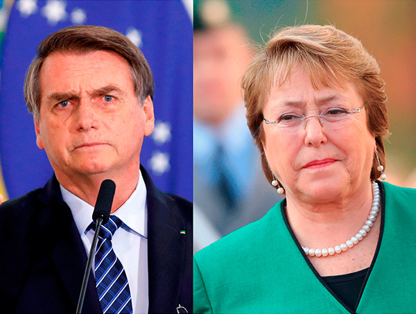 Bolsonaro ataca pai de Bachelet, que foi morto pela ditadura Pinochet