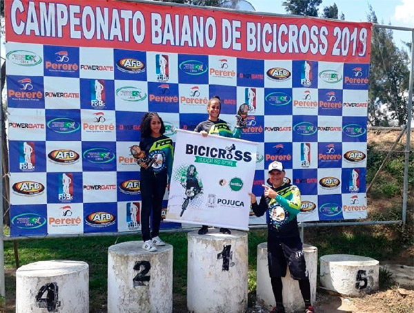 Bicicross feminino de Pojuca é campeão em Feira de Santana