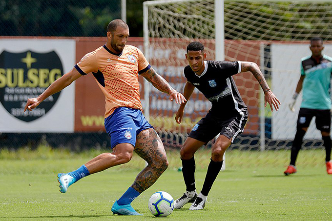 Em jogo-treino, reservas do Bahia vencem o Olímpia no Fazendão