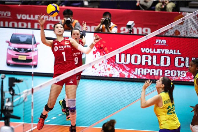 Esportes Vôlei feminino do Brasil perde para a China por 3 sets a 2