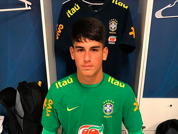 Goleiro do Bahia comemora convocação à seleção sub-15: 'Um sonho'