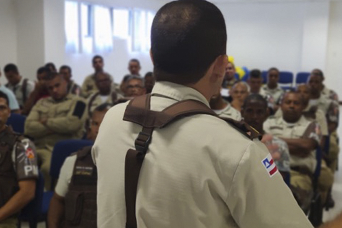 Policiais da 36ªCIPM participam de Parada Geral sob comando do Major Alan
