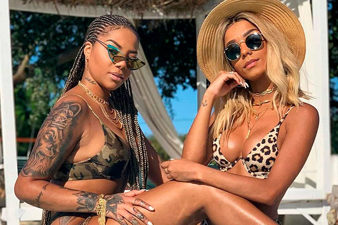Namorada de Ludmilla nega ser pivô de briga com Anitta