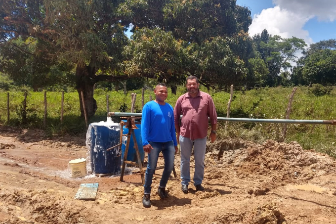 Novo poço artesiano beneficia cerca de 80 famílias na comunidade de Serrão