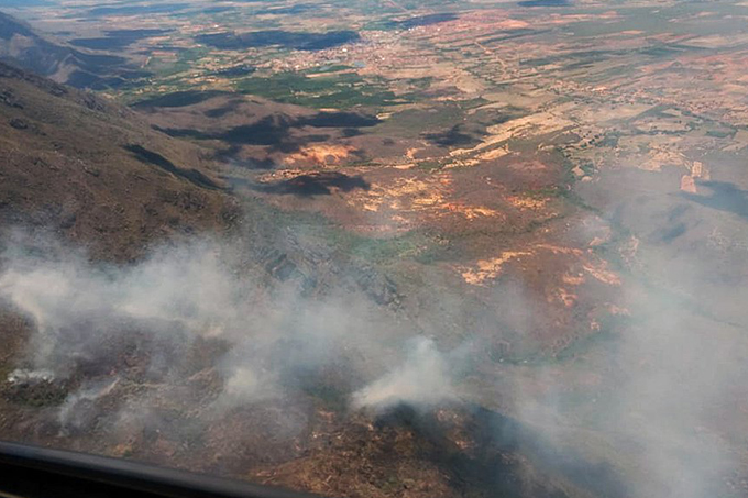 Acesso difícil prejudica combate a fogo na Chapada Diamantina