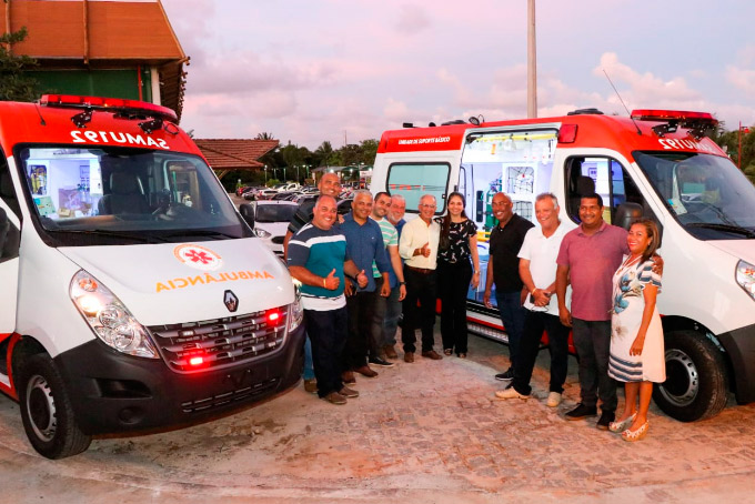Prefeitura adquire duas novas ambulâncias para o Samu com recursos próprios