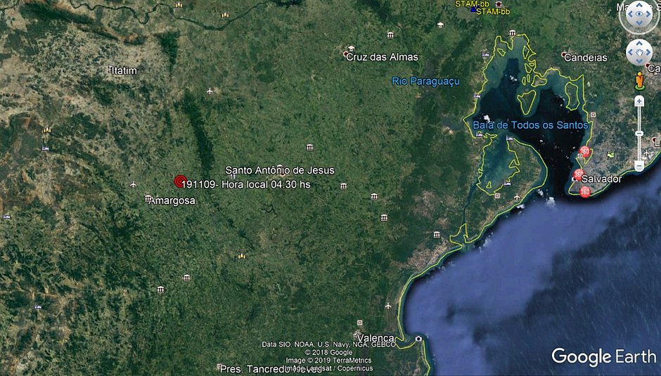 Tremor de terra atinge cidades do interior da Bahia