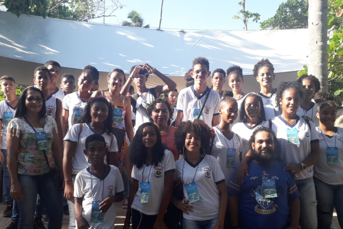 Estudantes de Pojuca realizam visita ao Projeto TAMAR