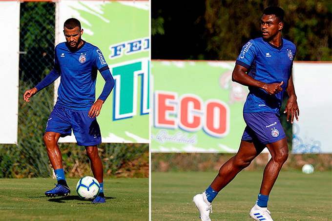Wanderson e Ernando disputam posição na defesa do Bahia