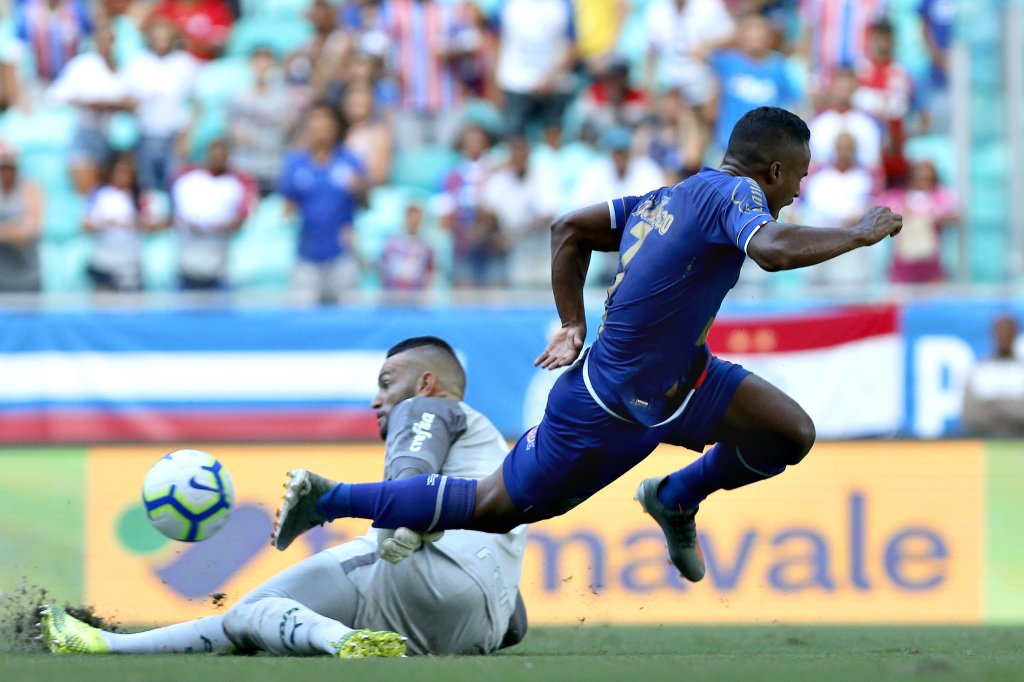 Bahia empata com o Palmeiras e segue sem vencer há sete partidas