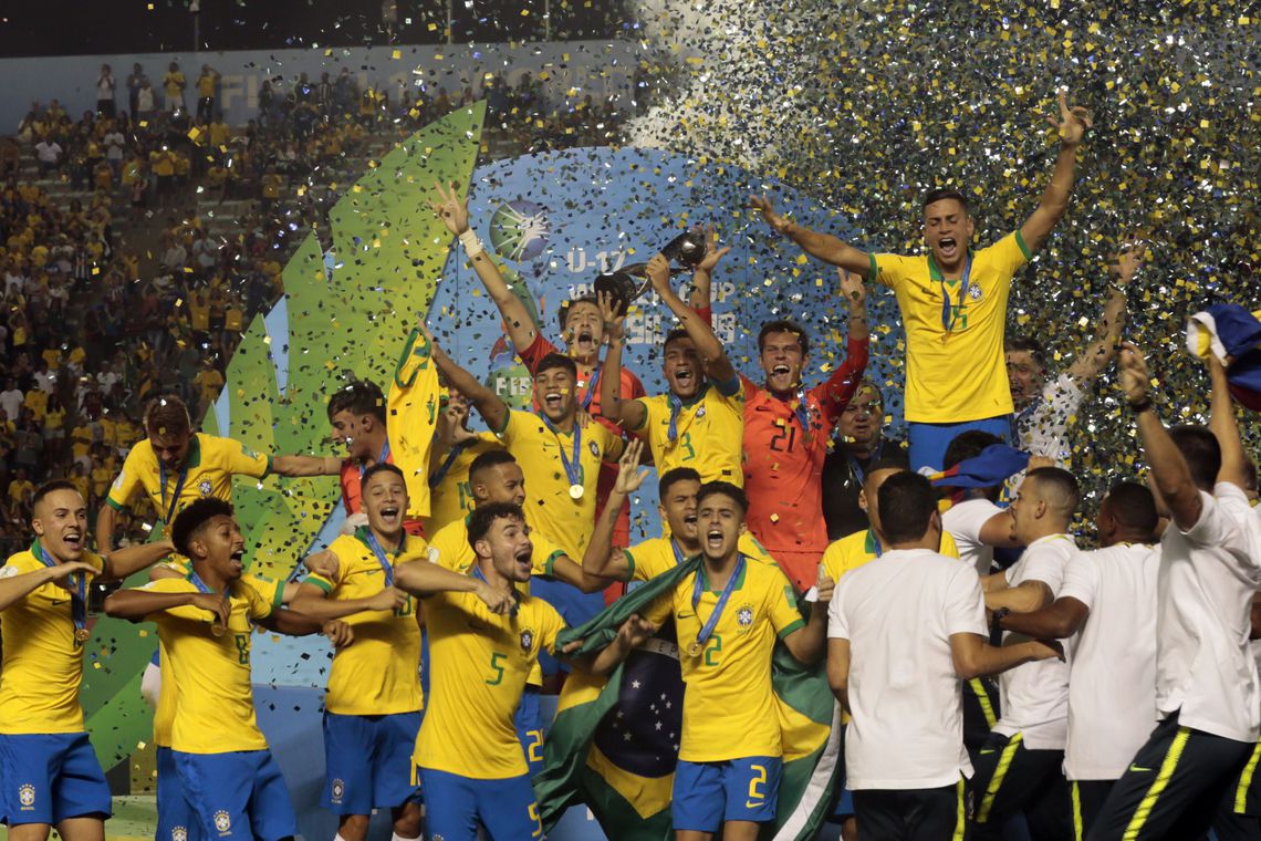 Brasil vence México de virada e conquista Copa do Mundo sub-17