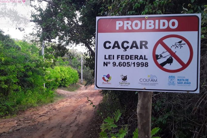 Litoral matense recebe 100 placas e 500 cartilhas informativas