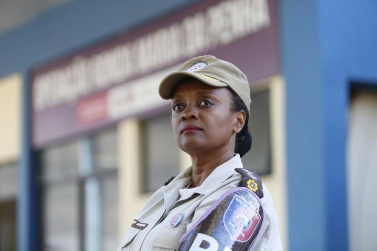 Major Denice ministra palestra sobre prevenção e enfrentamento a violência contra a mulher