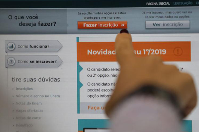Inscrições para o Sisu poderão ser feitas a partir de 21 de janeiro