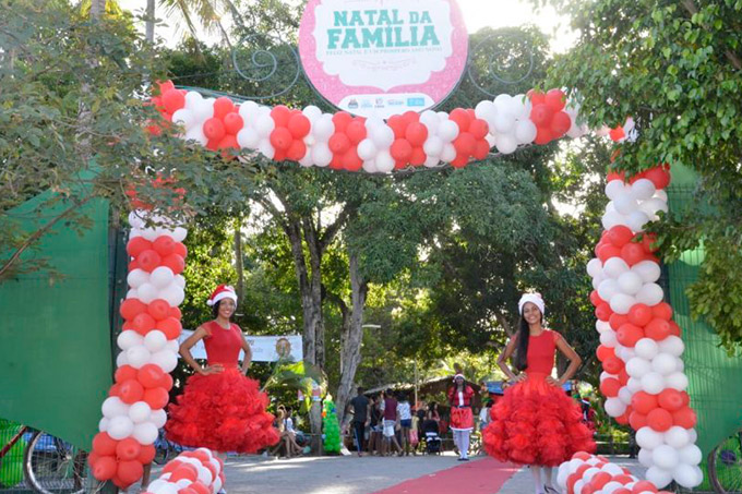 Secaso promove Natal Iluminado da Família no Parque da Cidade