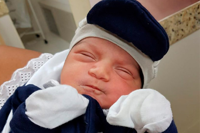 Arthur é primeiro bebê nascido em Mata de São João em 2020
