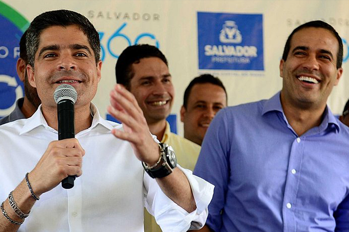 ACM Neto apresenta pré-candidato do Democratas à Prefeitura de Salvador
