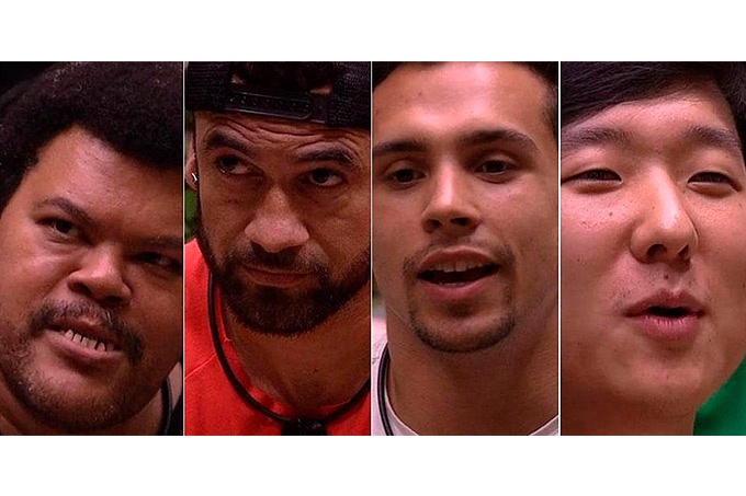 Babu, Hadson, Petrix e Pyong disputam paredão quádruplo no BBB20