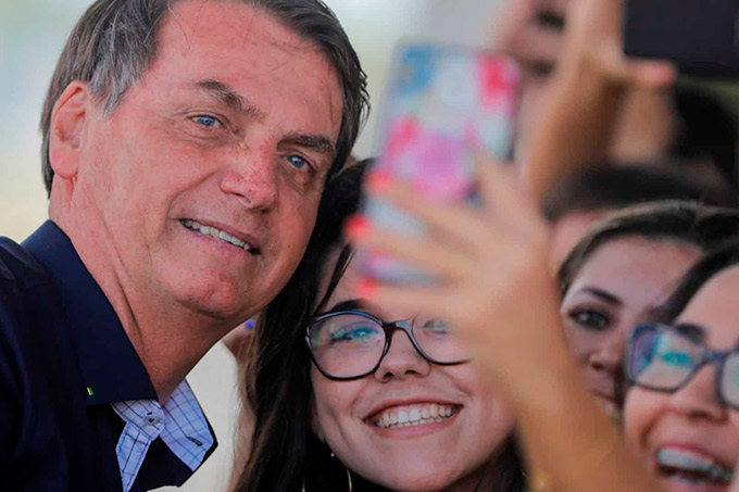 Bolsonaro é 3º chefe de governo mais popular do mundo nas redes sociais